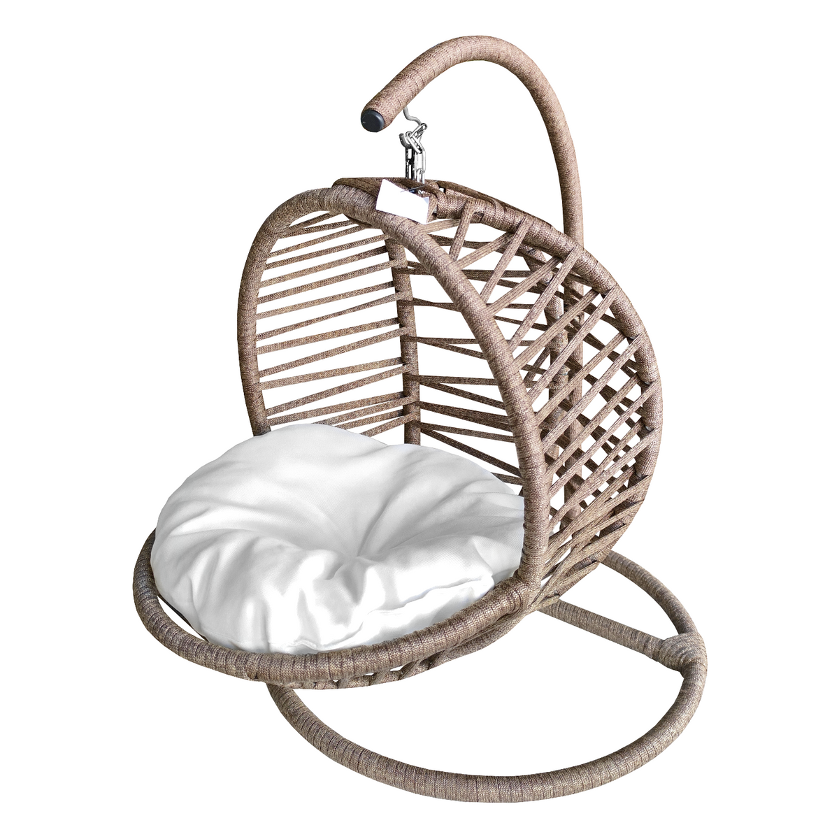 Markapet Kedi Hamağı Minderli Kedi Salıncağı 40*42 cm-62 cm Kahverengi - MP-KDHMK-KHV