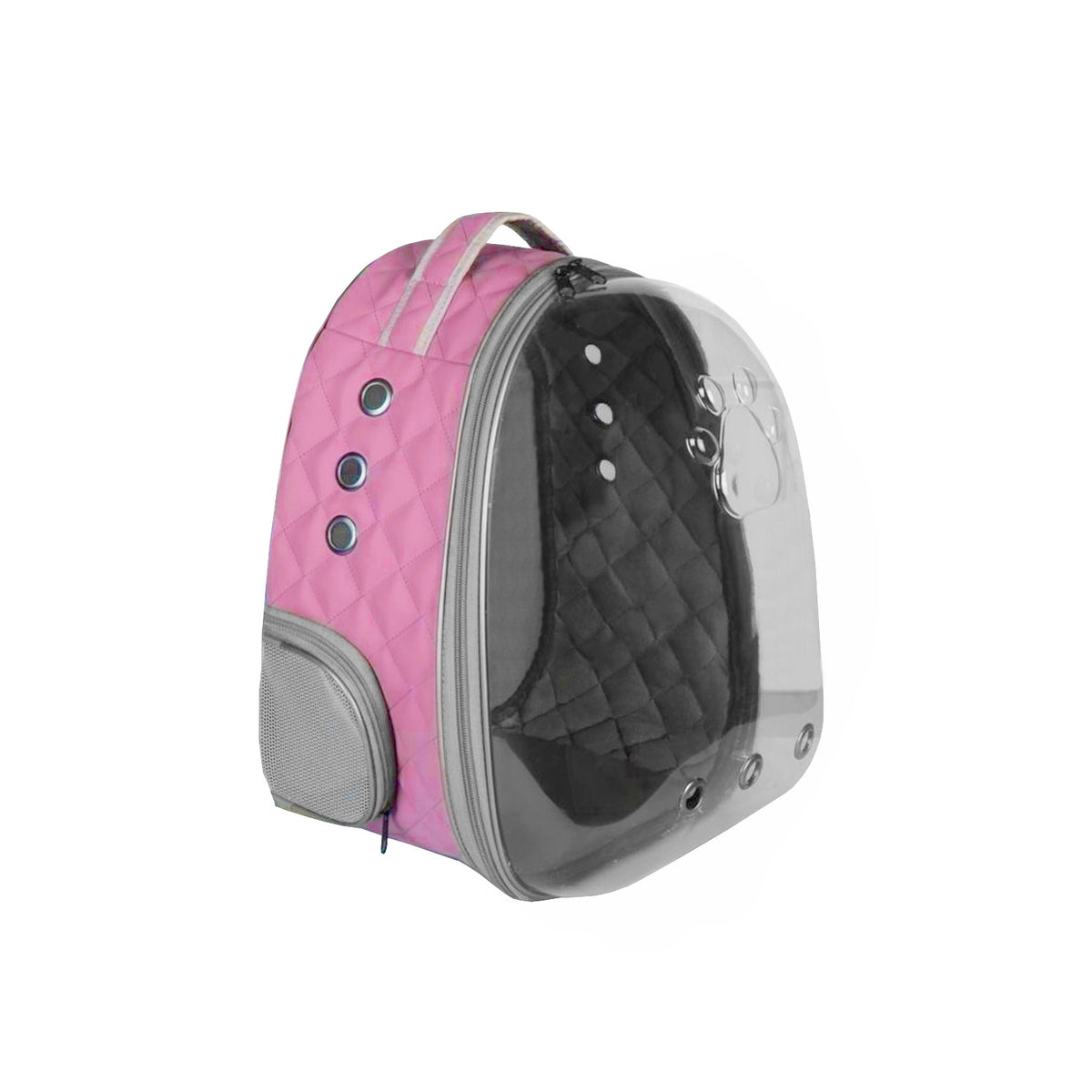 Markapet Kapitone Astronot Kedi Köpek Taşıma Çantası 28*32*40 cm Pembe - SF-KPTNASTRNT-PMB
