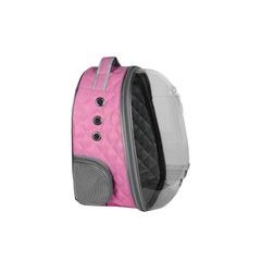 Markapet Kapitone Astronot Kedi Köpek Taşıma Çantası 28*32*40 cm Pembe - SF-KPTNASTRNT-PMB