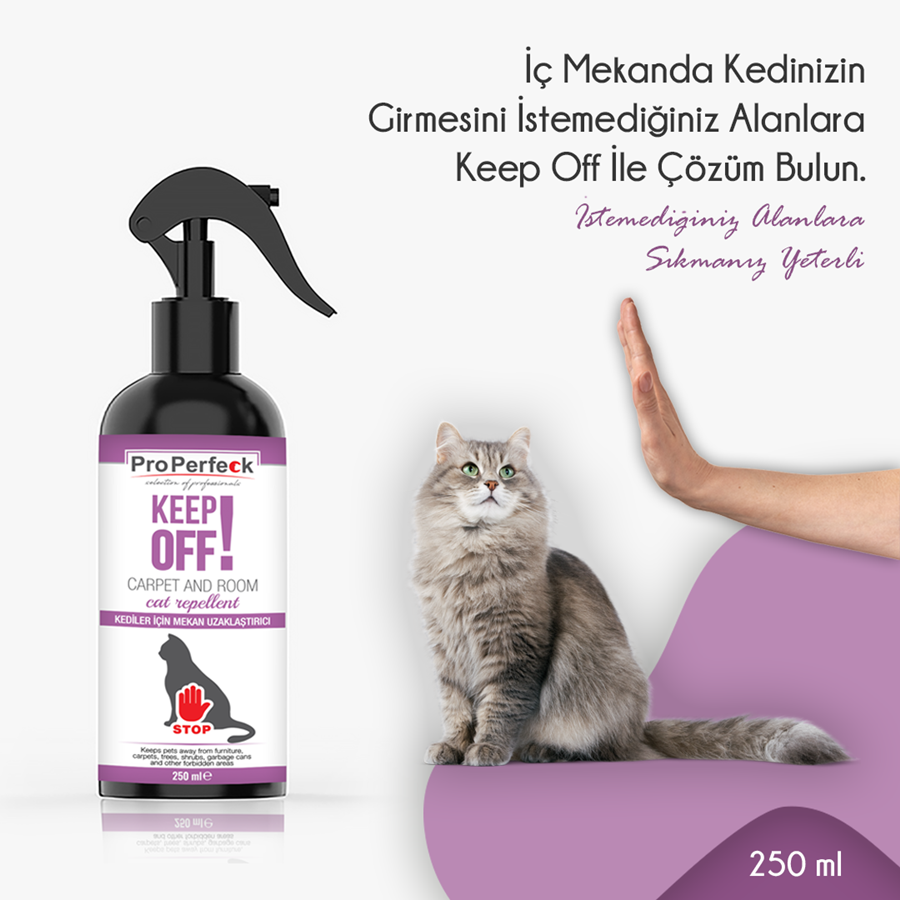 Pro Perfeck Keep Off Kediler İçin Mekan Uzaklaştırıcı 250 ML - GND-KDMKNUZK