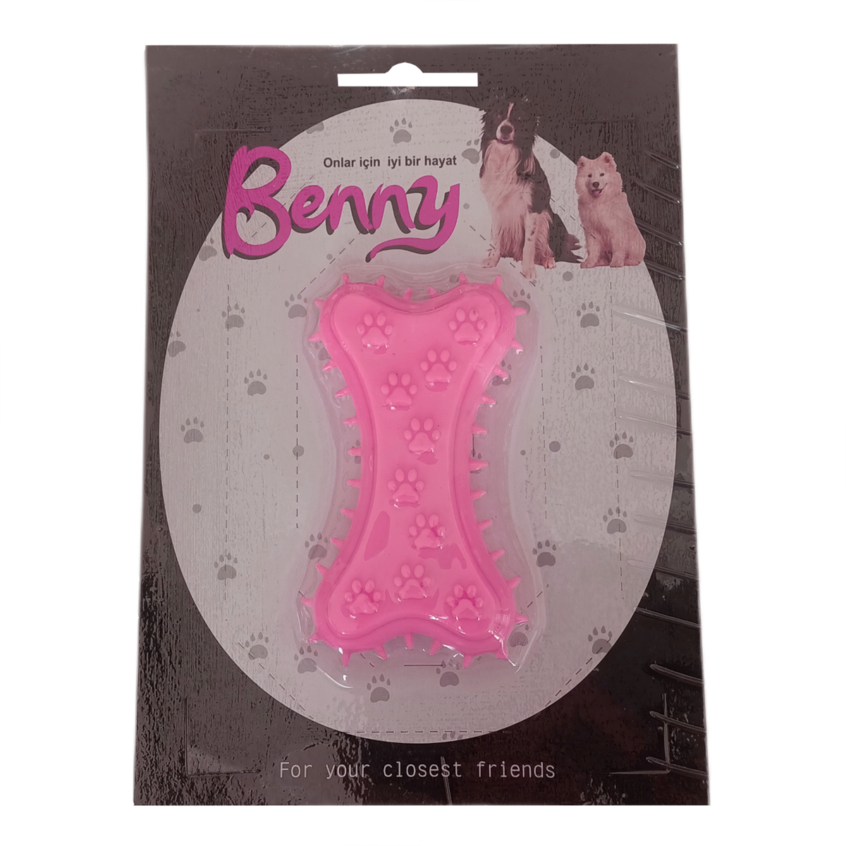 Benny Köpek Oyuncağı Kemik 5.5 x 10 cm Pembe - BNY-1113-PMB