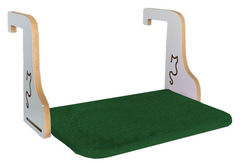 Ahşap Kedi Kalorifer Peteği Radyatör Yatağı 32 cm x 50 cm Koyu Yeşil ( 15 kg ) - SF-RDYTR-KYSL