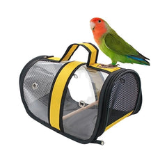 Markapet Tünekli Kuş Taşıma Çantası 20-30 cm Sarı - SF-KSCNTS-SR