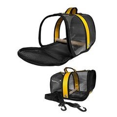 Markapet Tünekli Kuş Taşıma Çantası 20-30 cm Sarı - SF-KSCNTS-SR