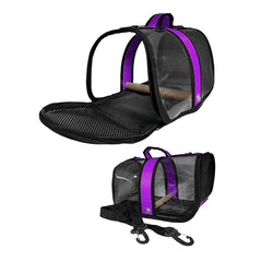 Markapet Tünekli Kuş Taşıma Çantası 20-30 cm Mor - SF-KSCNTS-MR