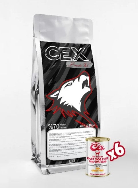 Cex Breeder Plus Adult Lamb Kuzu Etli Köpek Maması (15 Kg)