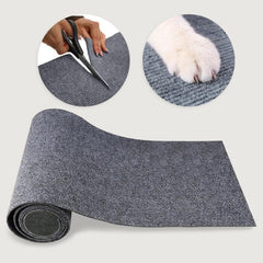 Kedi Tırmalama Halısı 30x98 cm – Koltuk Duvar Yer Kullanımlı Yapışkanlı Tırmalama Matı - KP-TRML-HAL