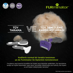 Furminator Uzun Tüylü Long Hair Kedi Tarağı 6,2cm [M/L] - 691021