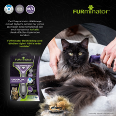 Furminator Uzun Tüylü Long Hair Kedi Tarağı 6,2cm [M/L] - 691021