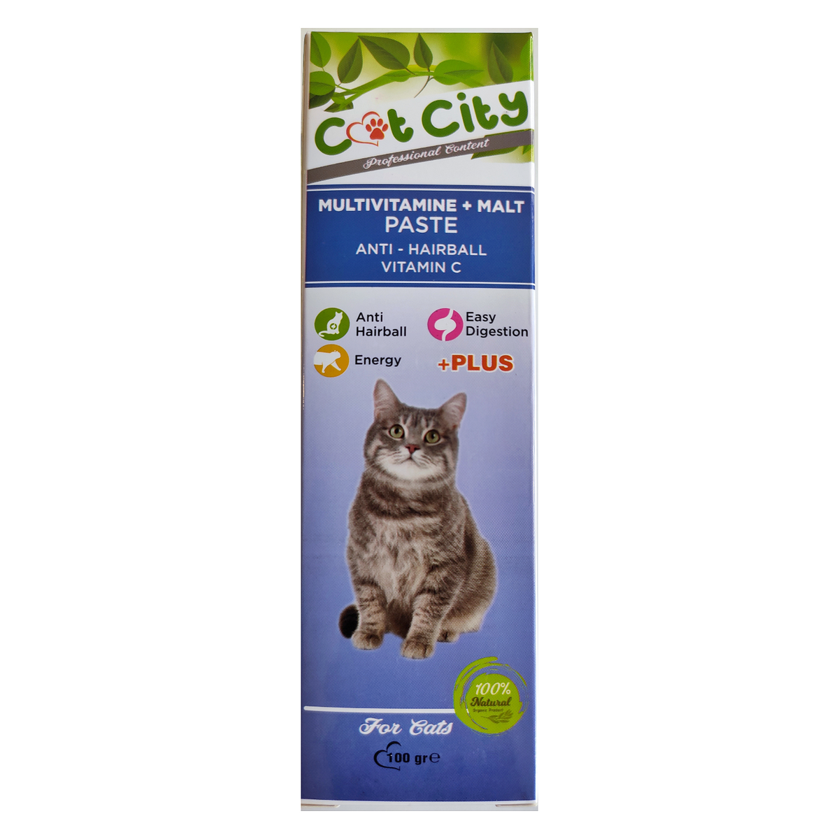 Cat City Anti Hairball Multivitamin Kedi Malt Macunu 100 gr - CTSTY-6152-MLT