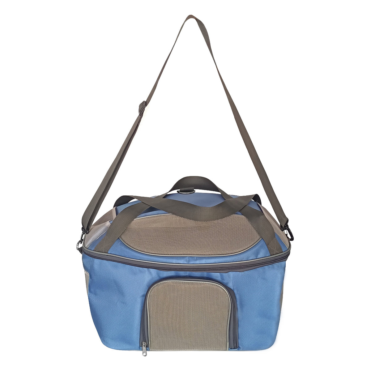 Markapet Fileli Kedi Köpek Taşıma Çantası 32-35-43 cm Large Mavi - SF-FLLCNT-MV