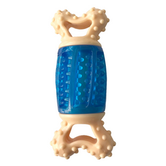Playfull Sağlam Plastik Sesli Dental Köpek Oyuncağı 13x4cm Mavi - PF-4010-MV