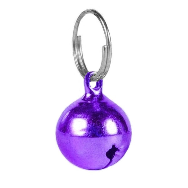 Doggie Kedi Köpek Tasma Çanı Mor 1,4*1,4 cm - ZILPAR-14-MR