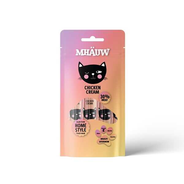 Mhauw Tavuklu Multi Vitaminli Kedi Ödül Maması 4x15 Gr - 12615