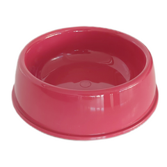 Markapet Kedi Köpek Plastik Mama Ve Su Kabı 20 cm - 200 ml Kırmızı - SF-PLSTKMK-KRMZ