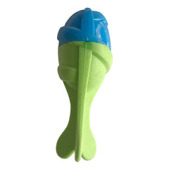 Playfull Sağlam Plastik Sesli Balık Köpek Oyuncağı 13 x 5 cm Mavi Yeşil - PF-4017-MVYSL