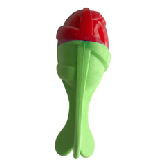 Playfull Sağlam Plastik Sesli Balık Köpek Oyuncağı 13 x 5 cm Kırmızı Yeşil - PF-4017-KRMZYSL