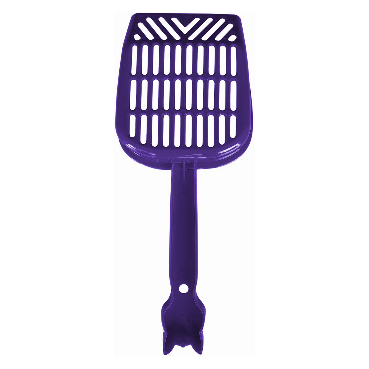Markapet İnce Elekli Kedi Kumu Küreği Medium 10-25 cm Mor - SF-KRKMDM-MR