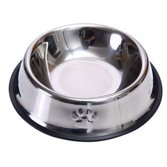 Karamelpet  Pati Desenli Çelik Mama ve Su Kabı 16 Oz 500 ml 22 cm - KP-PTL-CLK-500ML