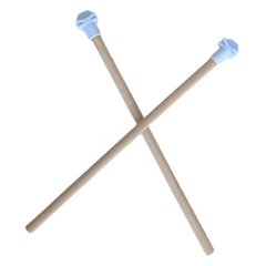 Markapet Doğal Ahşap Kuş Tüneği 1.2 cm-25 cm Standart  Mavi (2 Adet) - SF-KSTNK-MV