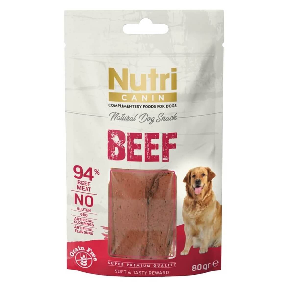 Nutri Canin Tahılsız Biftekli Köpek Ödül Maması 80 gr - M-005