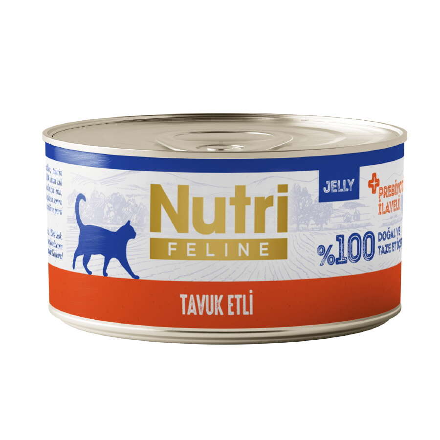 Nutri Feline Jelly Tavuk Etli Tahılsız Kedi Konservesi 70 Gr - K-023