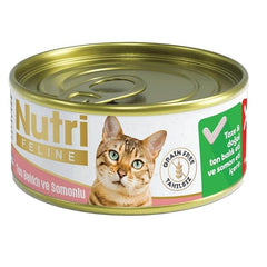Nutri Feline Tahılsız Ton Balıklı Somonlu Kedi Konservesi 85 Gr - K-004-3