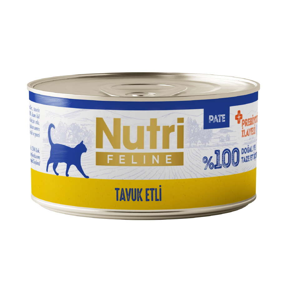 Nutri Feline Pate Tavuk Etli Tahılsız Kedi Konservesi 70 Gr - K-016