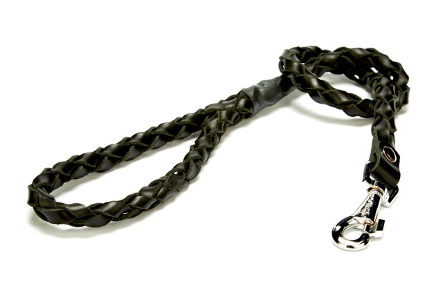 Doggie Örgü Deri Köpek Gezdirme 1,5*120 cm Siyah - OGT-15-SYH-