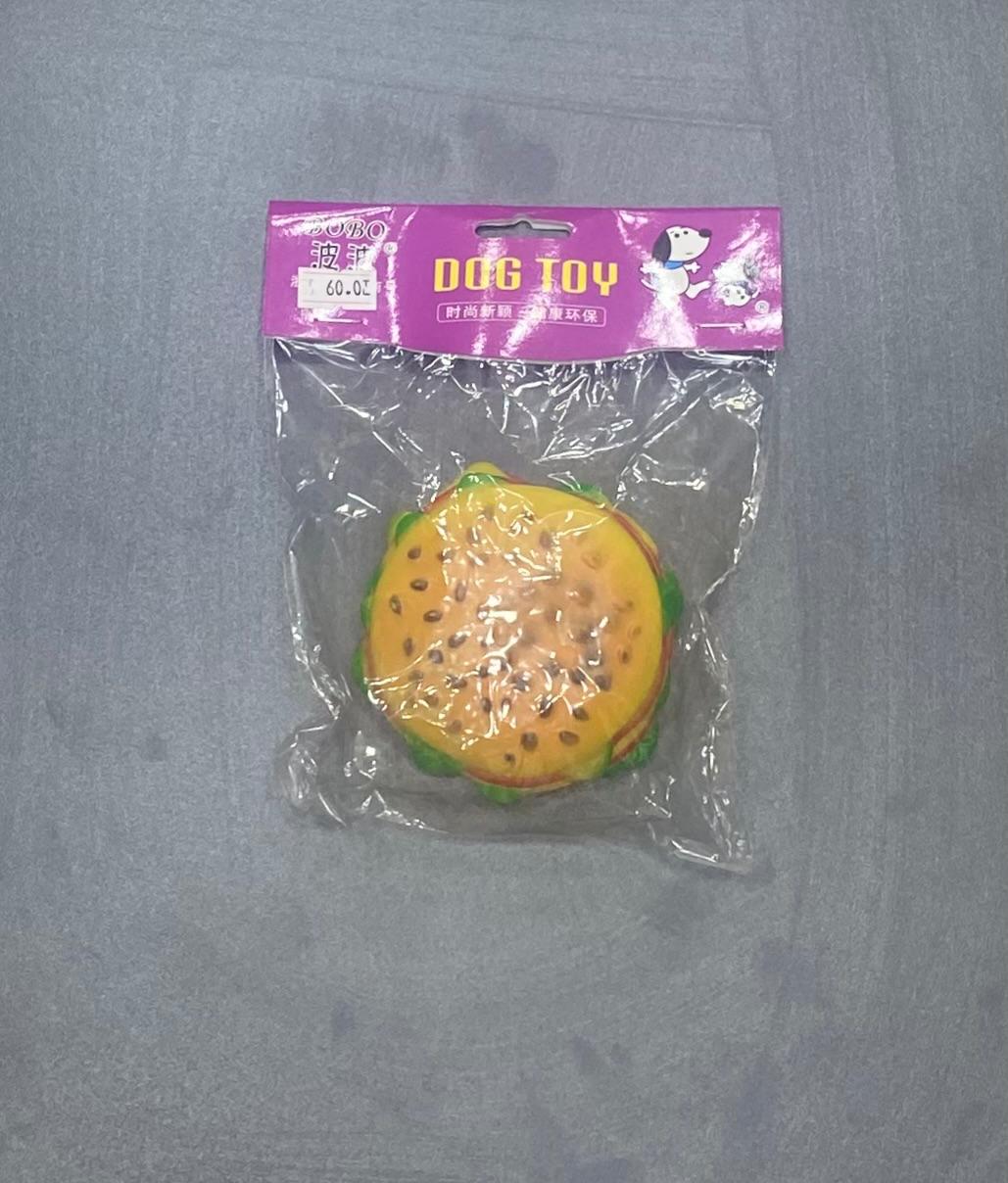 Sesli Hamburger Köpek Oyuncağı