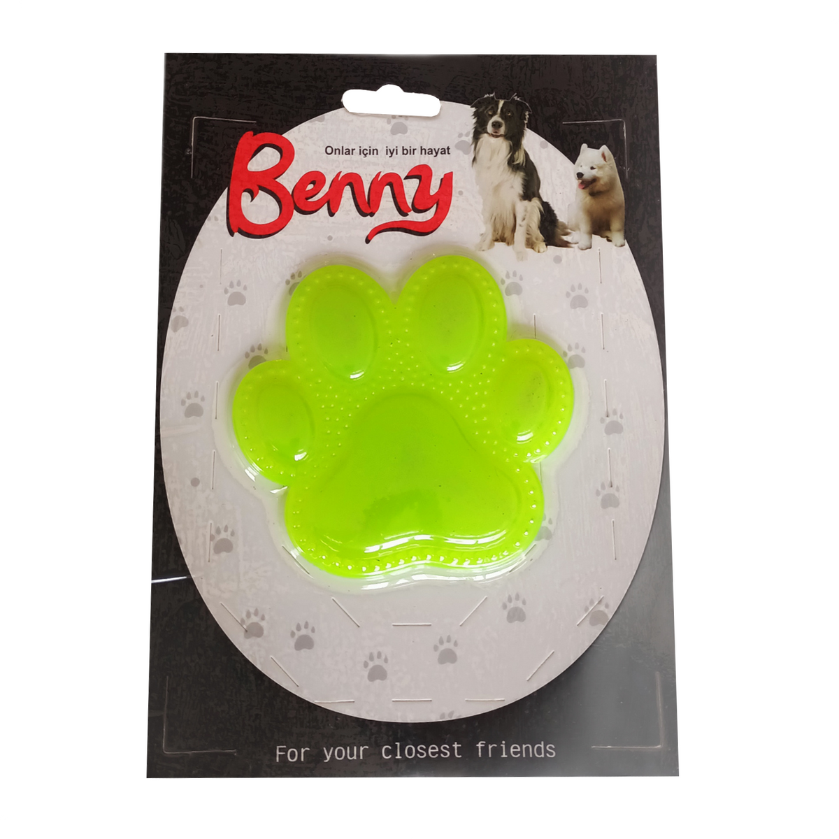 Benny Köpek Oyuncağı Pati 9,5 x 9 cm Sarı - BNY-1118-SR