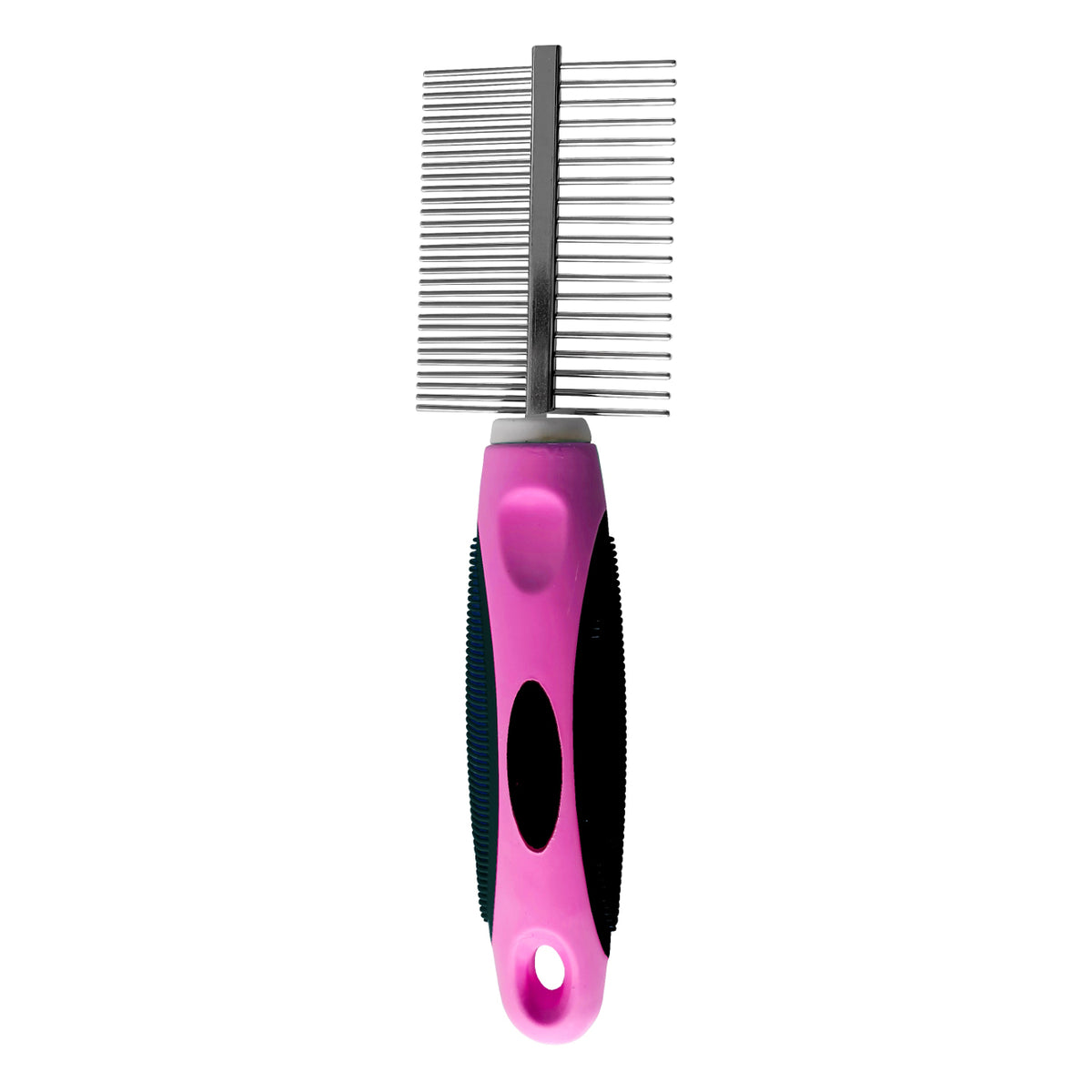 Markapet Çift Taraflı Kedi Köpek Keçe Açıcı Tarak 7 / 19,5 cm Pembe - BYRK-KCTRK-PMB
