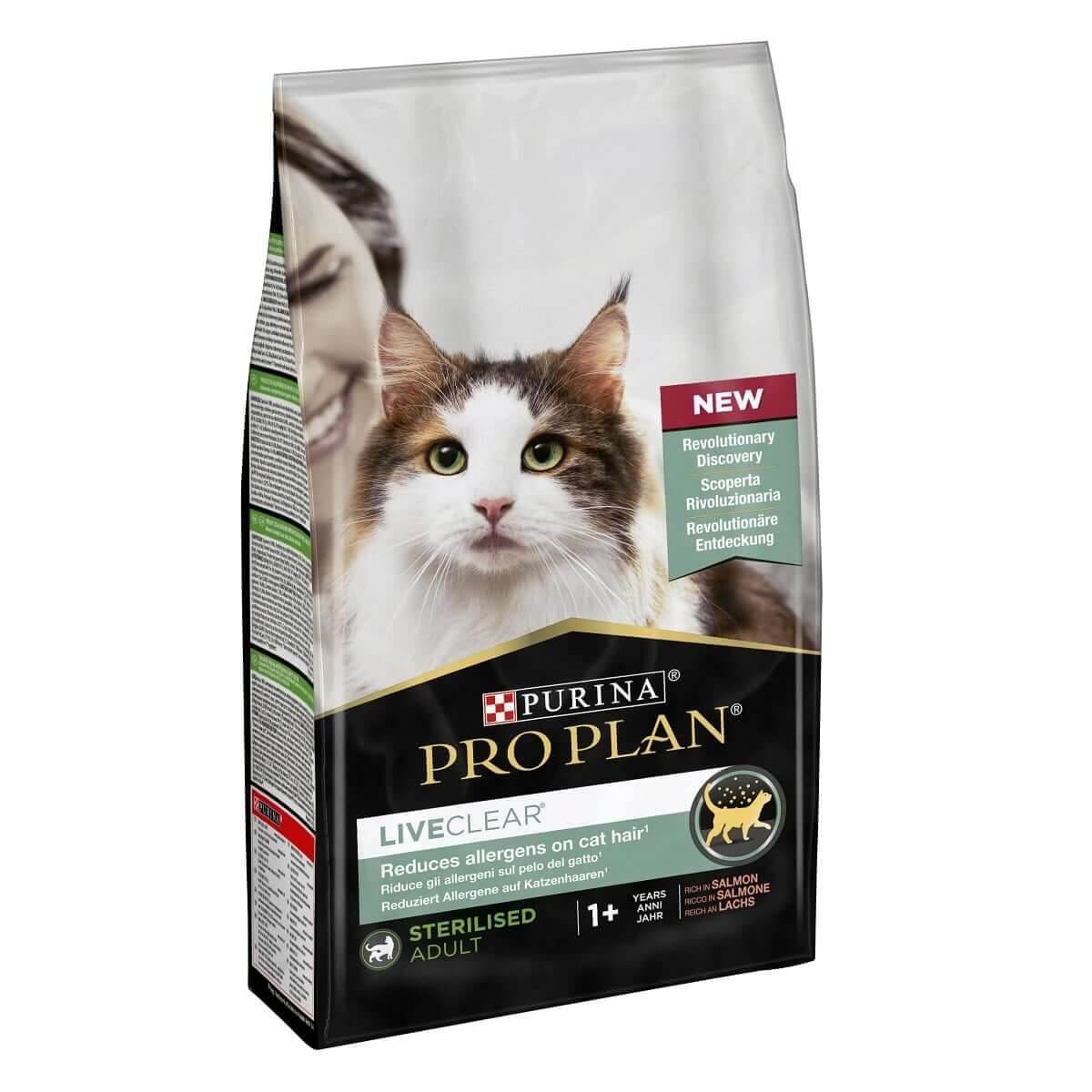 ProPlan LiveClear Sterilised Somonlu Kısır Kedi Maması 1.4kg - 13254-2