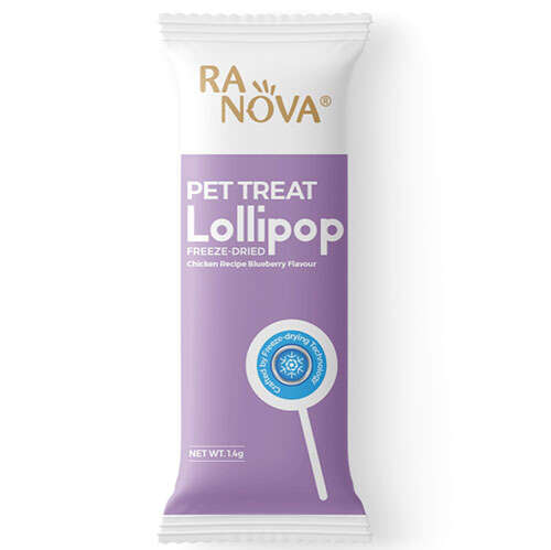 Ranova Yaban Mersini Aromalı Dondurularak Kurutulmuş Kedi Ödülü Lolipop 1.4 Gr - 12805-YBNMRSN