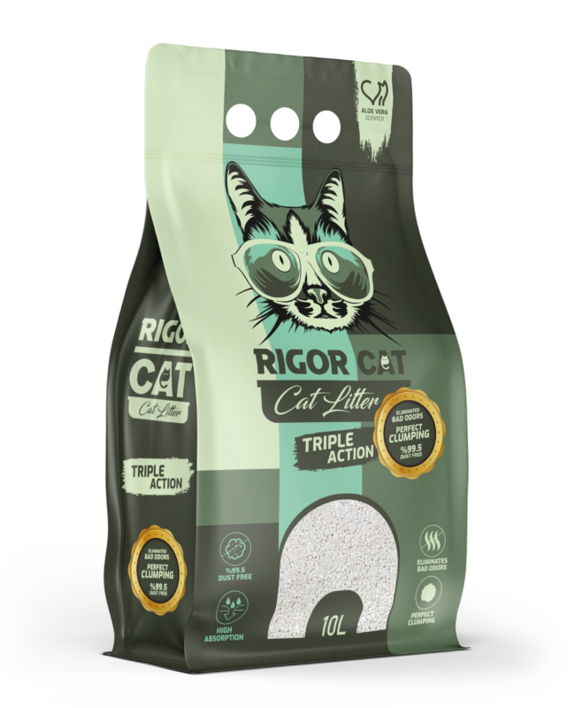 Rigor Aloe Veralı İnce Taneli Kedi Kumu 10 lt - 13055-ALVRA