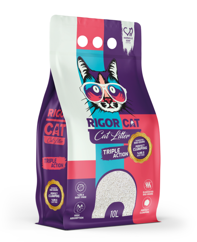 Rigor Marsilya Sabunu Kokulu İnce Taneli Kedi Kumu 10 lt - 13055-SBN