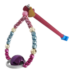 Markapet Tünekli Döner Toplu Kuş Oyuncağı 10 cm-16 cm Bordo - SF-BL-1003