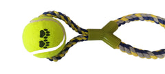 Tenis Toplu Y Şekilli Köpek Oyuncağı 7-27 cm Mavi - SF-DISIPY-MV