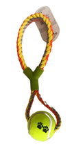 Tenis Toplu Y Şekilli Köpek Oyuncağı 7-27 cm Sarı - SF-DISIPY-SR