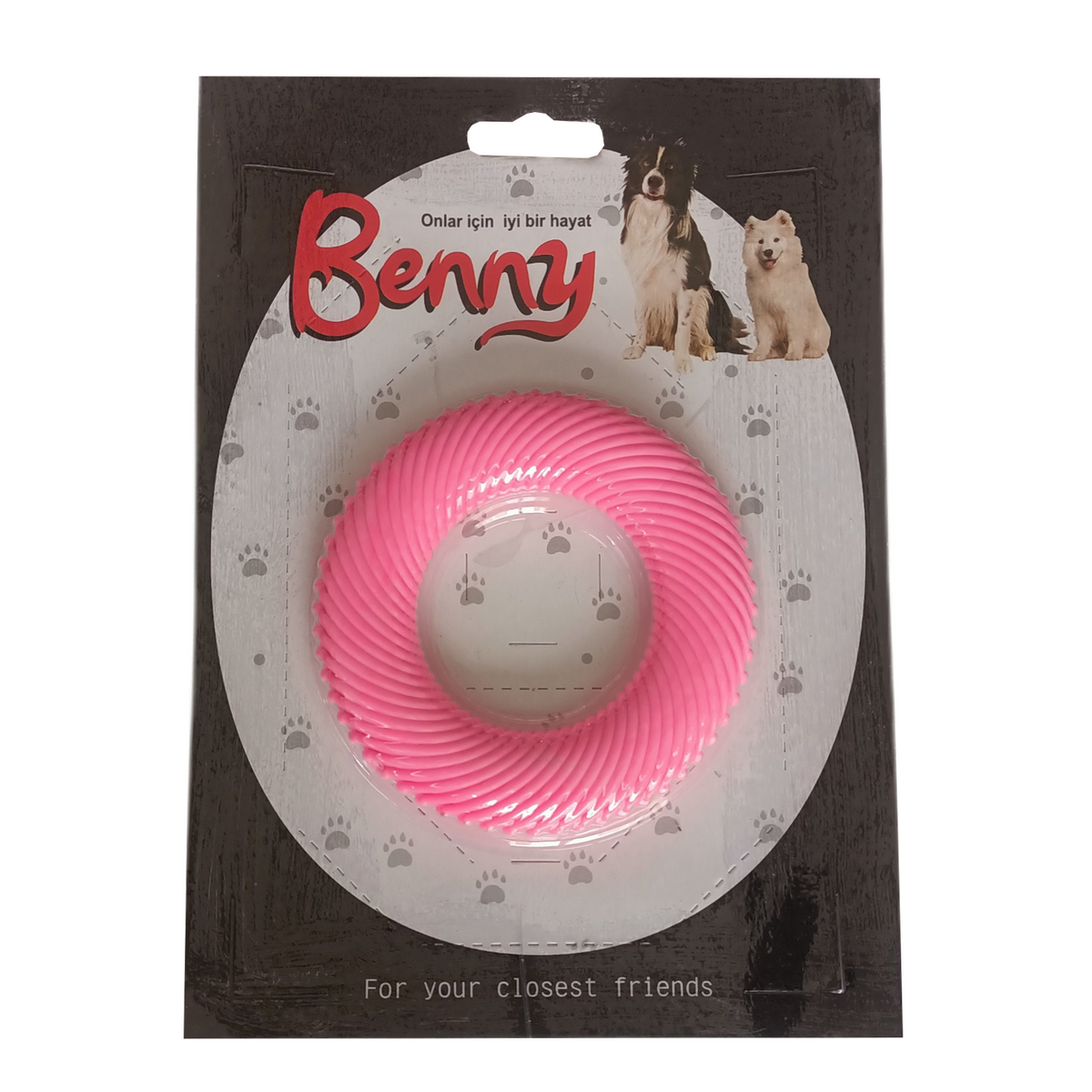 Benny Köpek Oyuncağı Yuvarlak 9,5 cm Pembe - BNY-1117-PMB
