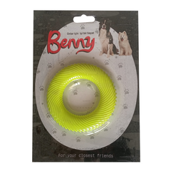 Benny Köpek Oyuncağı Yuvarlak 9,5 cm Sarı - BNY-1117-SR