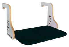 Ahşap Kedi Kalorifer Peteği Radyatör Yatağı 32 cm x 50 cm Siyah ( 15 kg ) - SF-RDYTR-SYH