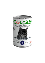 Az Tahıllı Somon Balıklı Yetişkin Kedi Konserve Yaş Mama 400 gr - MS-YTSKNKD-SMN