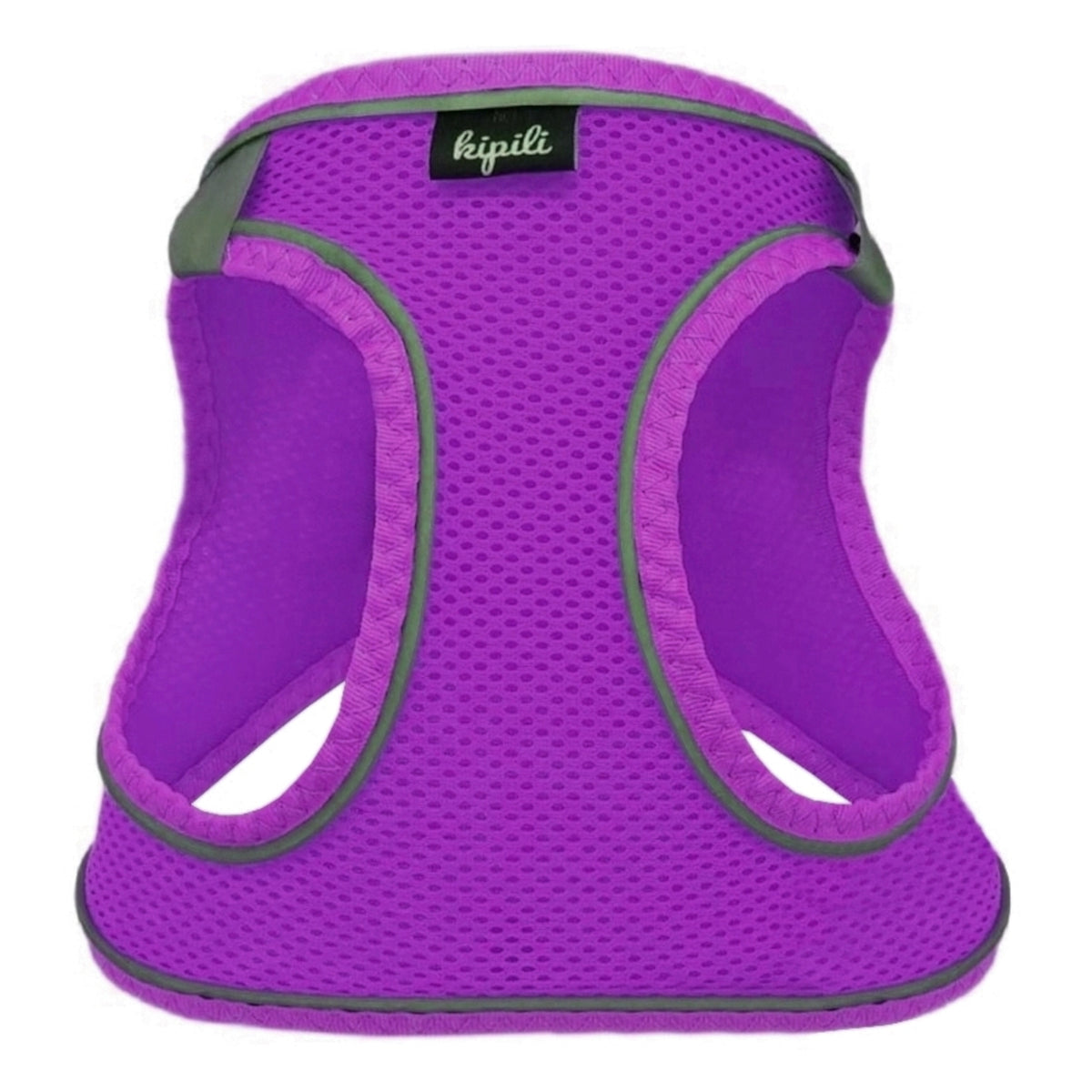 Üç Kilitli Sportif Kedi Köpek Göğüs Tasması 28-34 cm X-Small Mor - SF-SPRTF-XSMR