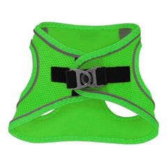 Üç Kilitli Sportif Kedi Köpek Göğüs Tasması 32-40 cm Medium Yeşil - SF-SPRTF-MYSL