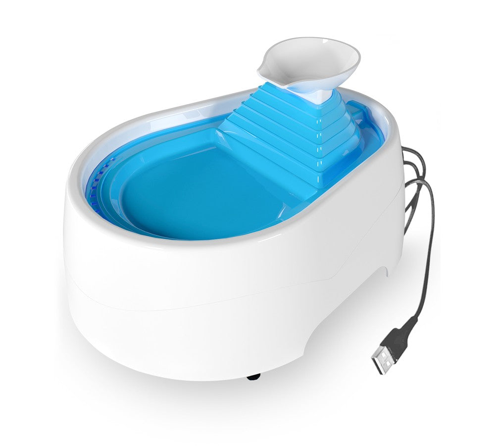 Cado Pet Kedi Köpek Su Pınarı Şelale 2 Litre - 5 volt ( usb'li ) Mavi - ST00232-MV