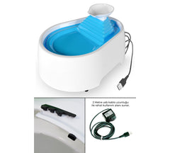 Cado Pet Kedi Köpek Su Pınarı Şelale 2 Litre - 5 volt ( usb'li ) Mavi - ST00232-MV