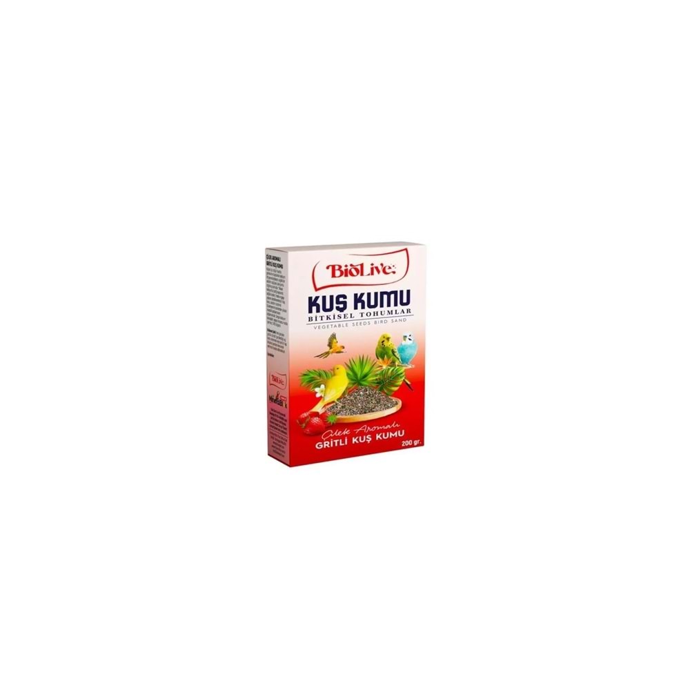 BİOLİVE KUŞ KUMU ÇİLEKLİ - ST01205