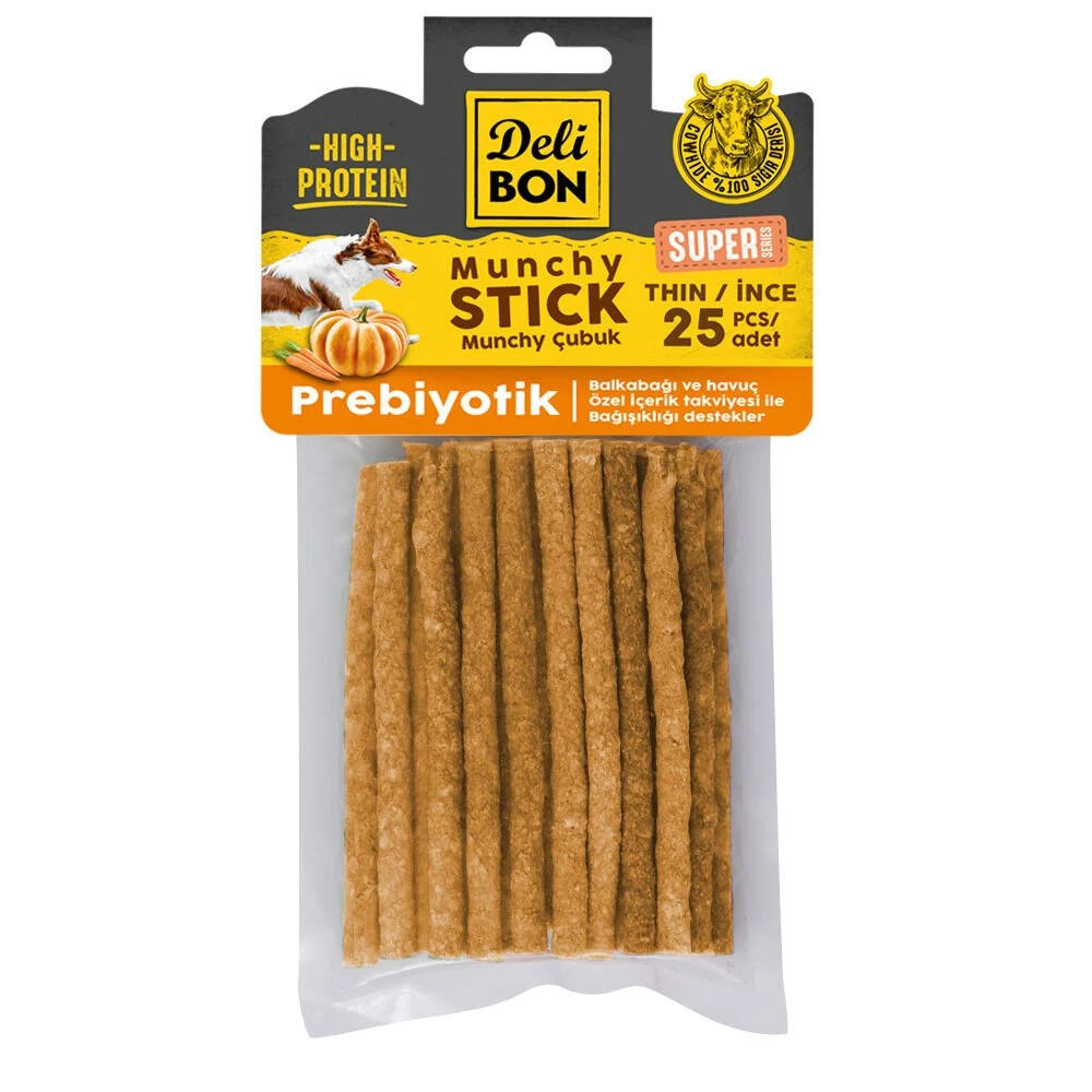Delibon Super Munchy Çubuk Prebiyotik İnce 25 Adet - SUPER25MUNCHYPREBIOTIC