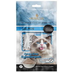 Nobilus Somon Balıklı Kedi Krema Ödül Maması 5 x 15 gr - 13460-6